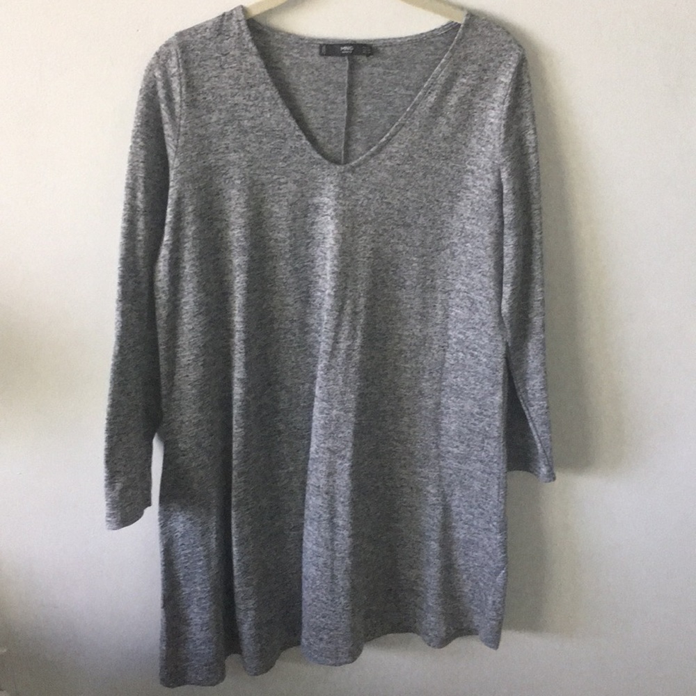 Mango heather grey DRESS